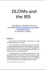 DLOMs and the IRS