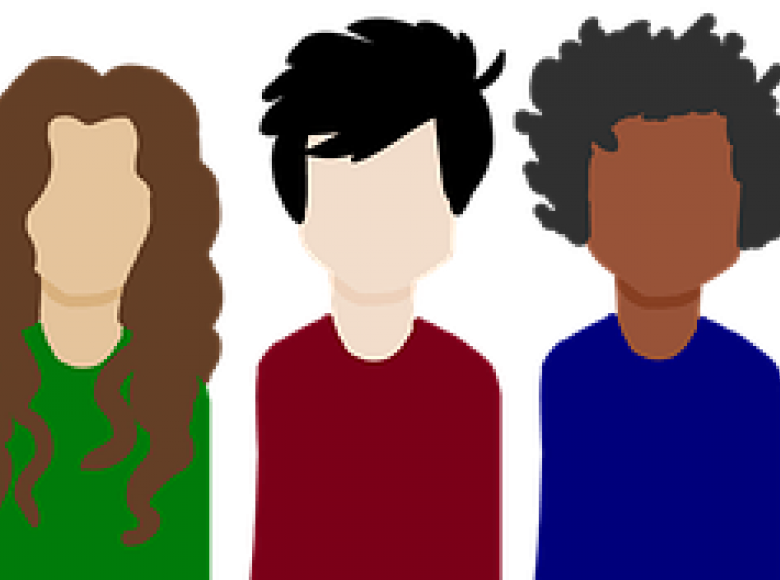 7 avatars of employees with diverse backgrounds