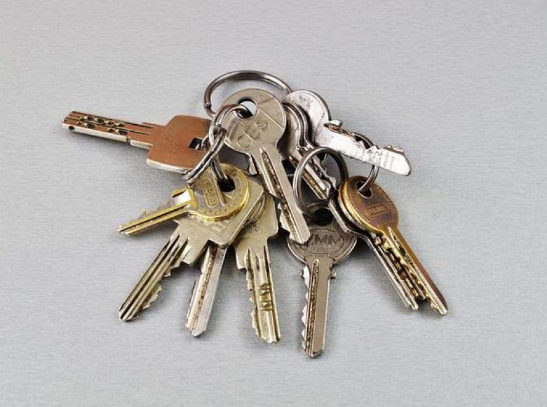 A group of keys on a ring